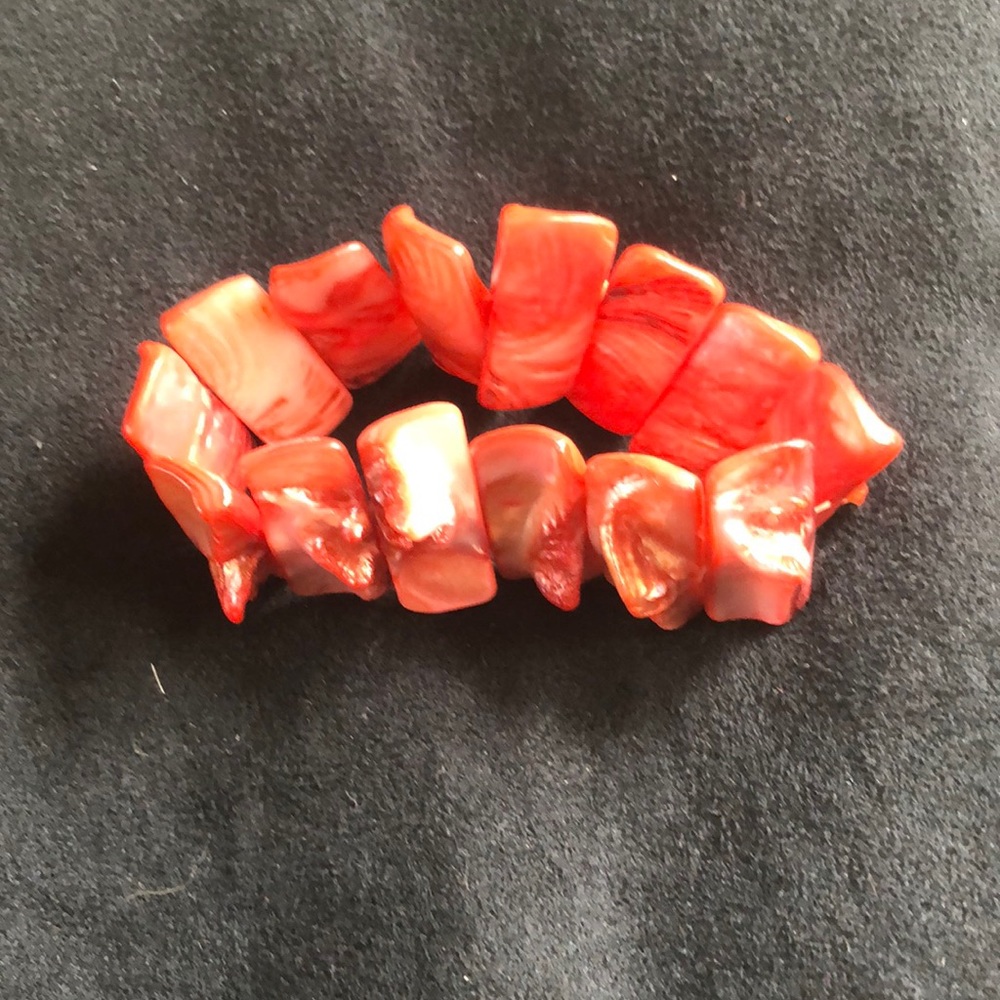 Coral look bracelet